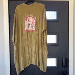 Roses Are Red Inside I’m Dead Kimono Size OSFM